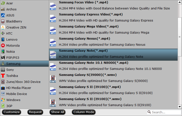 galaxy note 10.1 2014 format Watching DVD on Samsung Galaxy NotePro 12.2 with Subtitles