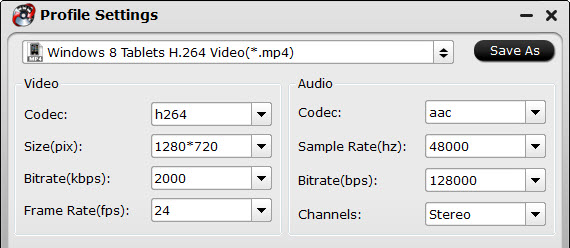 windows 8 format settings Nokia Lumia 2520 Supported Video Format