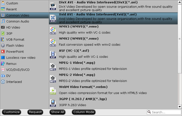 Click Convert button to start World Cup TiVo to AVI conversion. The conversion process will take a while, and you'll see an encoding progress bar.