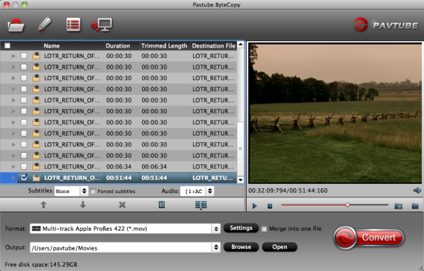 blu ray to fcp with multi track Editing Blu ray/DVD movies in FCP X with first Prores Converter supports multi track