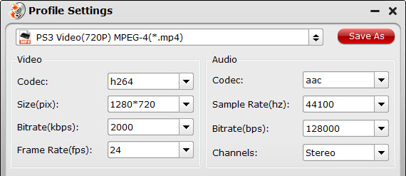 Convert Movie Format Like AVI to PS4 and PS3 Supported Format 