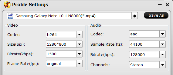 Galaxy Note 10.1 2014 Edition Settings