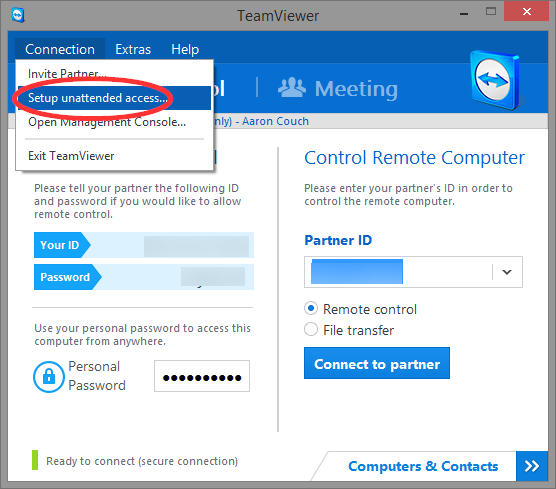 create an account 11 Tips For Using Team Viewer   The Best Free Remote Desktop Connection Manager
