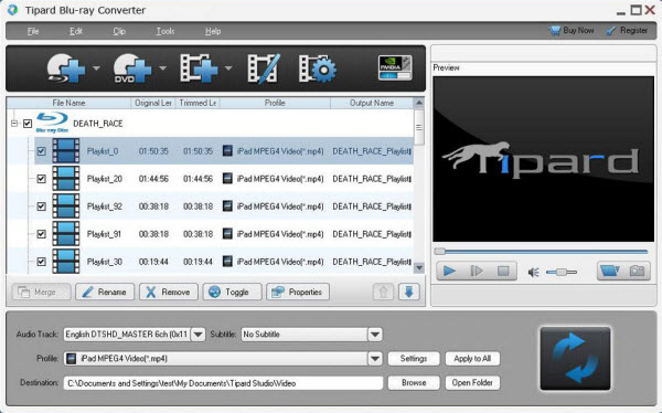 Tipard Blu-ray Converter 10.1.8 download the last version for ipod