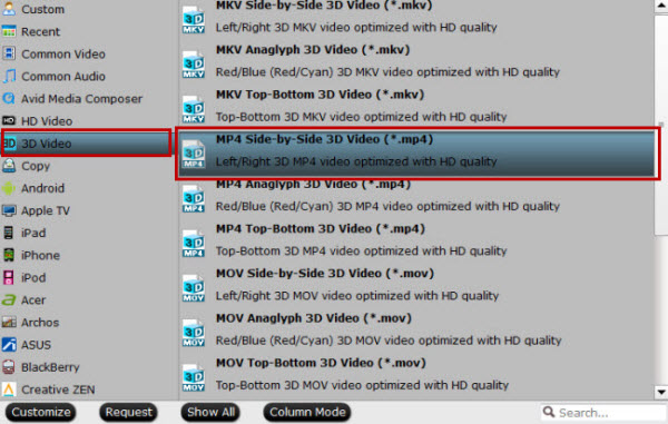 samsung 2d to 3d conversion depth