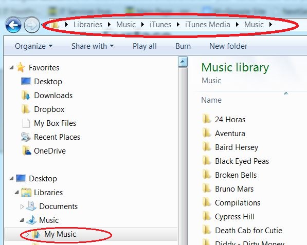 itunes music path Import iTunes to Surface – Updated for Windows 8